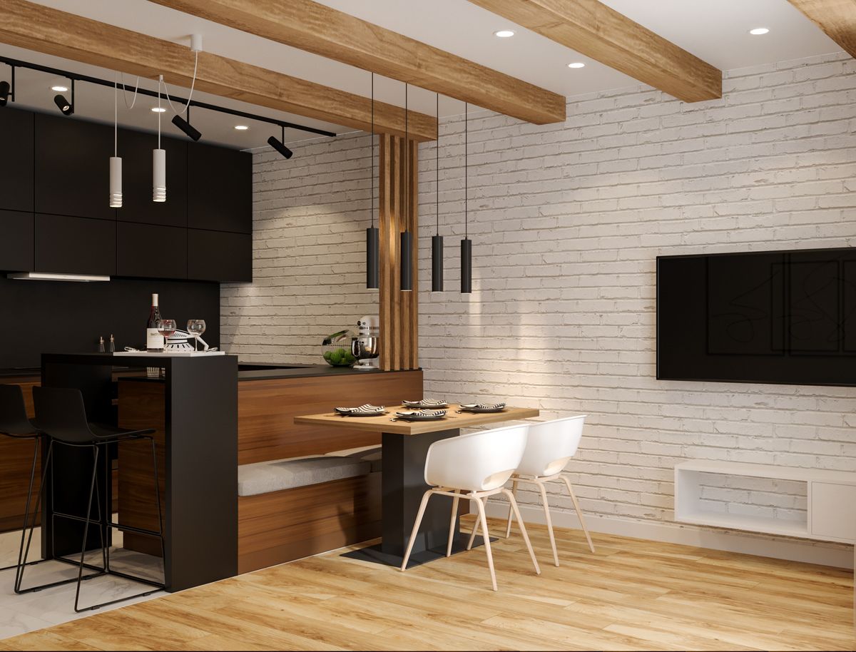 Фото № 3: 17 интерьеров с необычным потолком