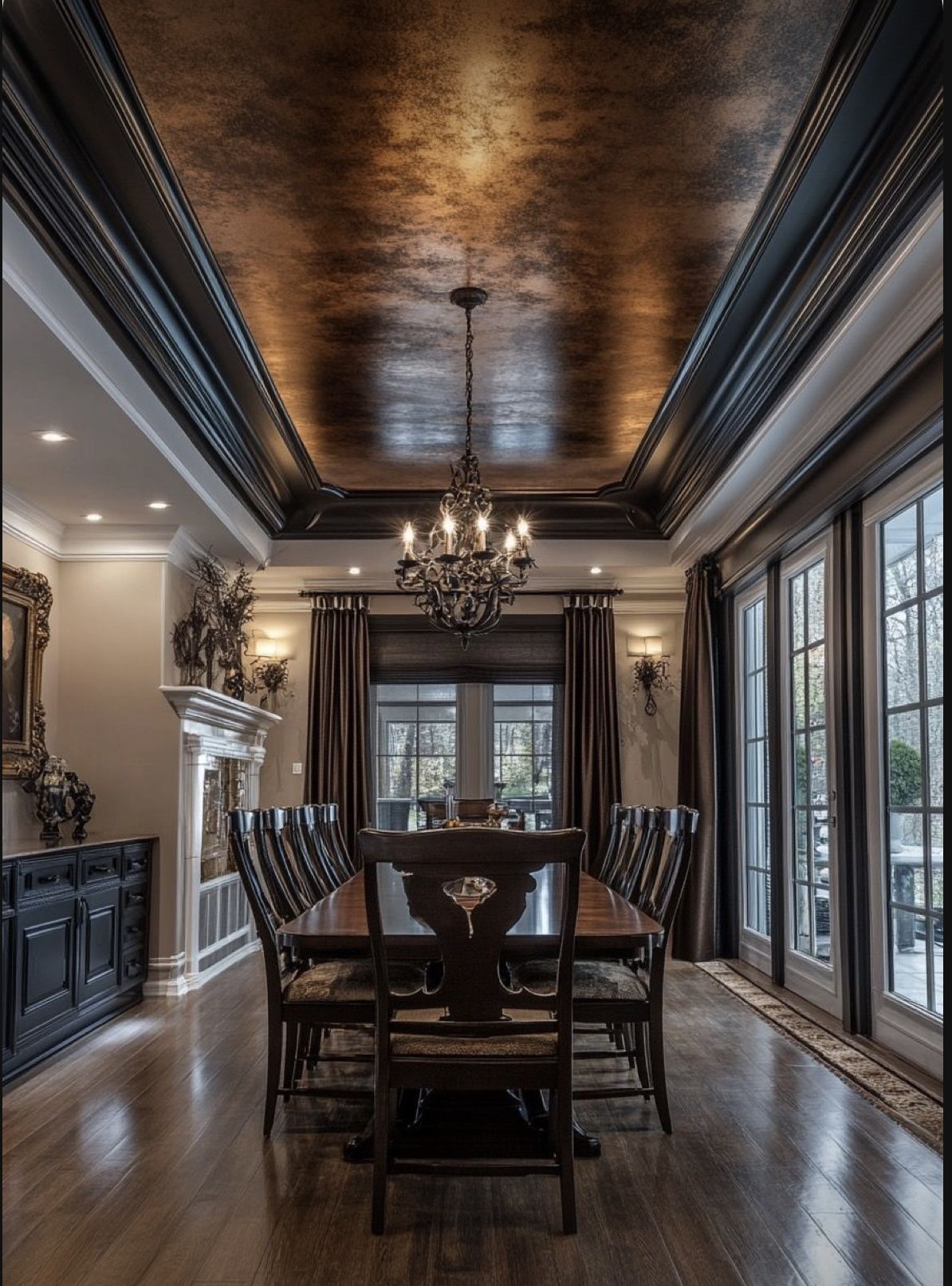 Фото № 2: 17 интерьеров с необычным потолком