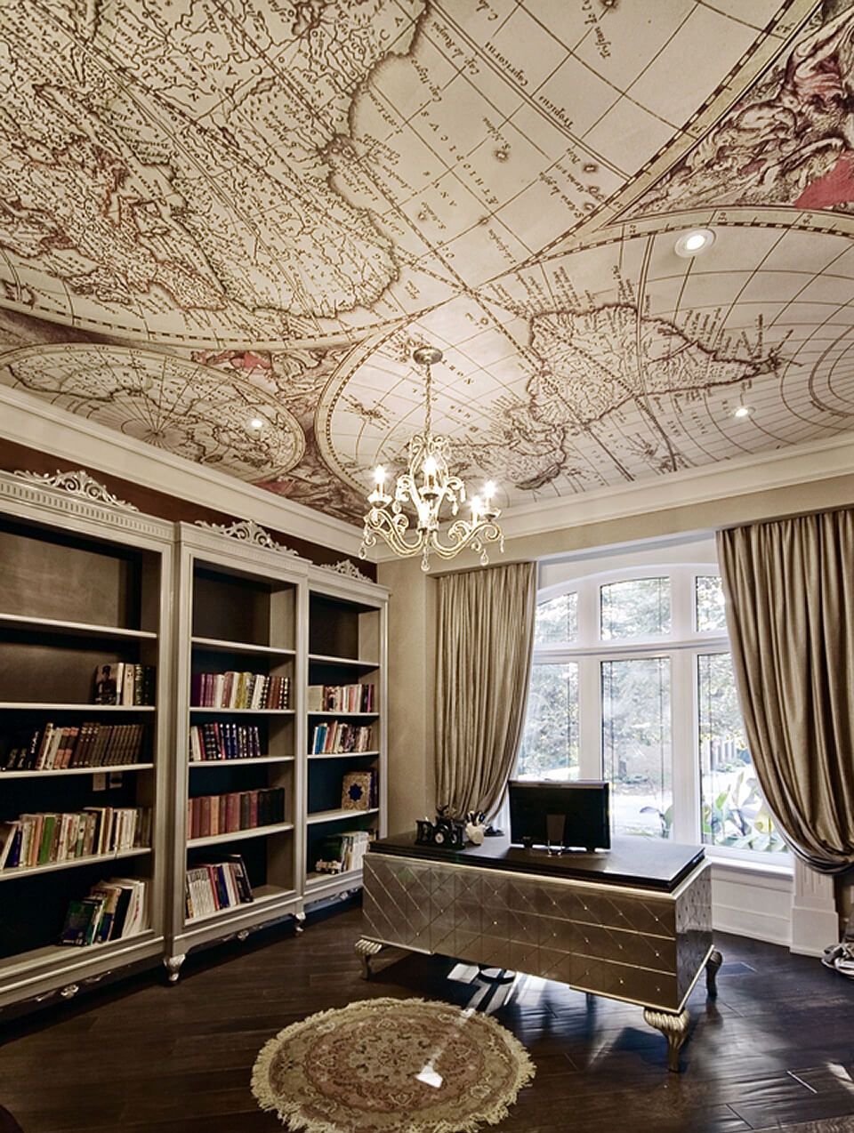 Фото № 12: 17 интерьеров с необычным потолком