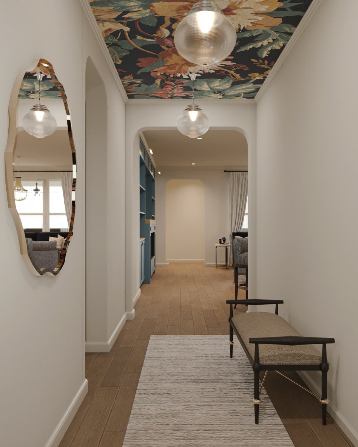 Фото № 5: 17 интерьеров с необычным потолком