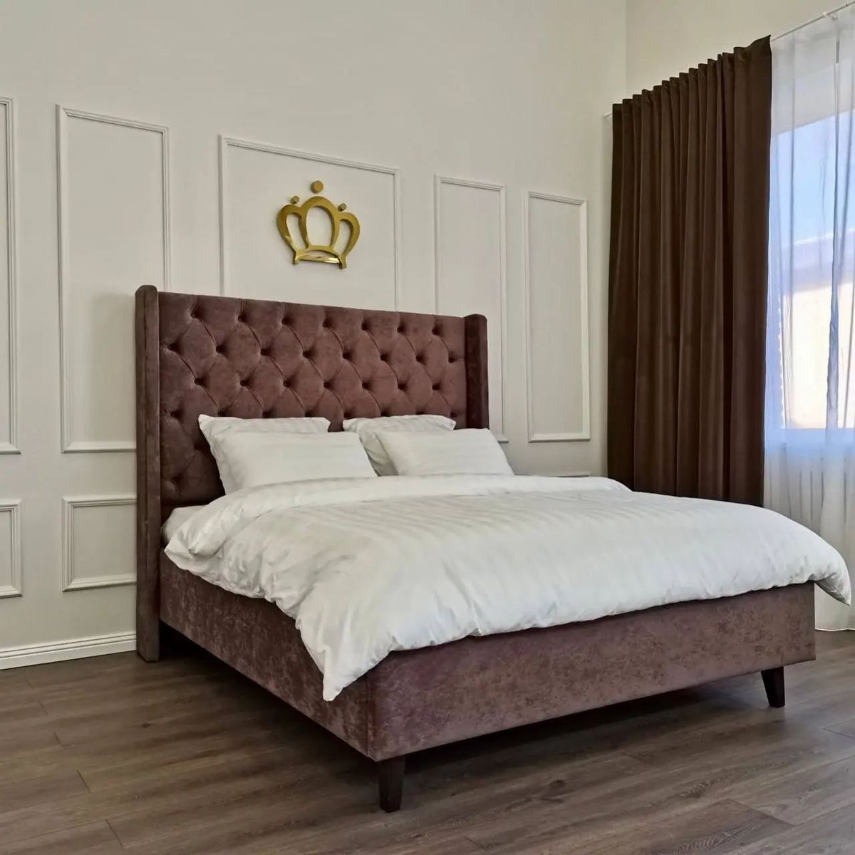 Фото № 1: От классики до модерна: 7 кроватей с красивым изголовьем