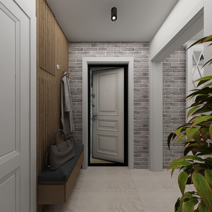 Фото № 1: Однокомнатная квартира в скандинавском стиле 