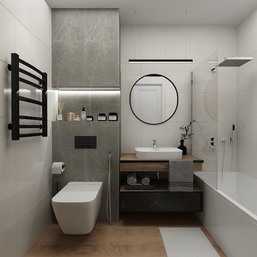 Фото № 6: Однокомнатная квартира в скандинавском стиле 