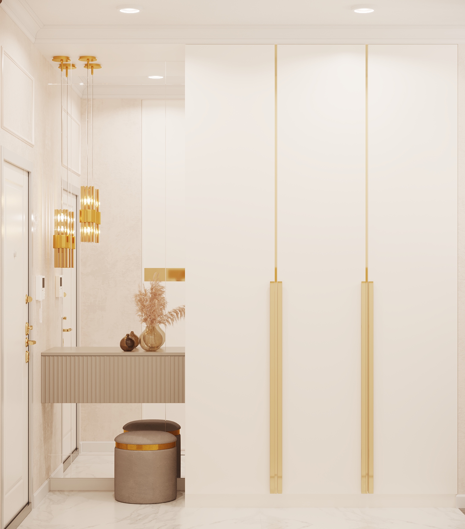 Фото № 1: Четырехкомнатная квартира в стиле современная классика