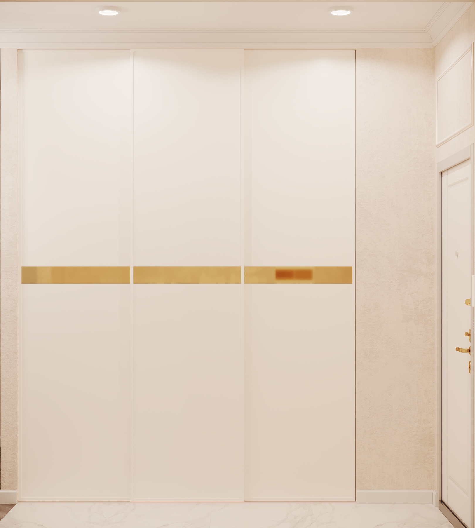 Фото № 2: Четырехкомнатная квартира в стиле современная классика