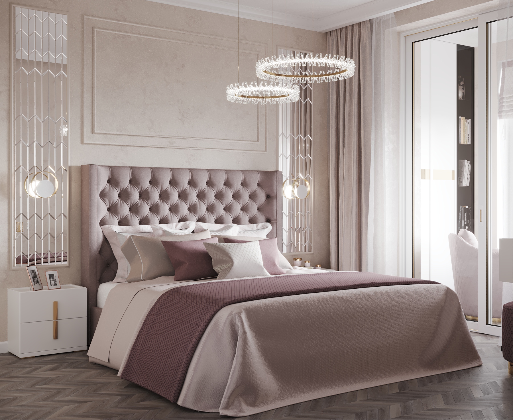 Фото № 6: Четырехкомнатная квартира в стиле современная классика