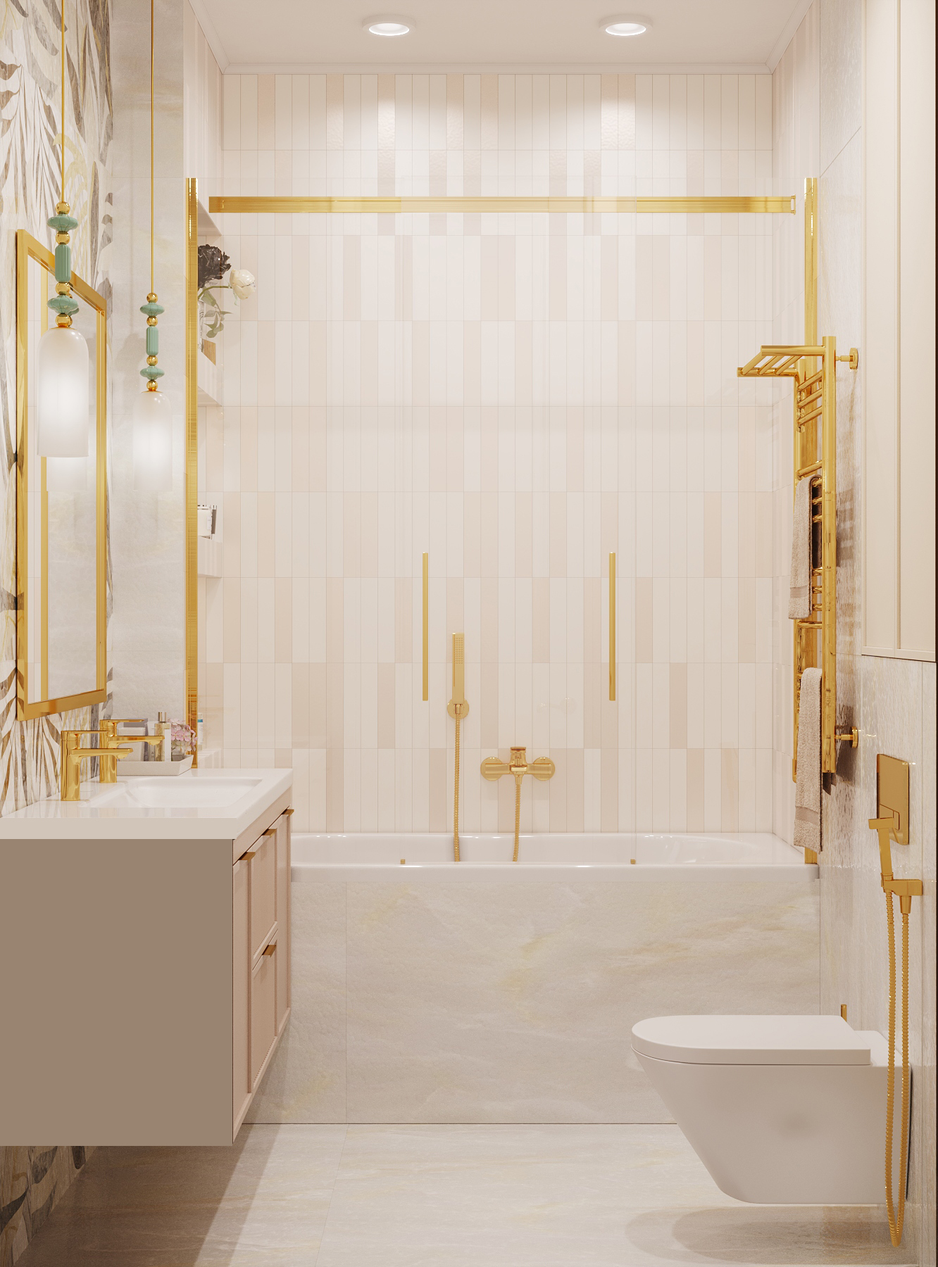 Фото № 8: Четырехкомнатная квартира в стиле современная классика