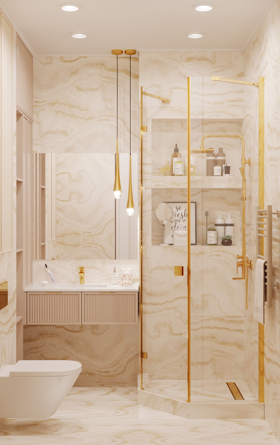 Фото № 10: Четырехкомнатная квартира в стиле современная классика