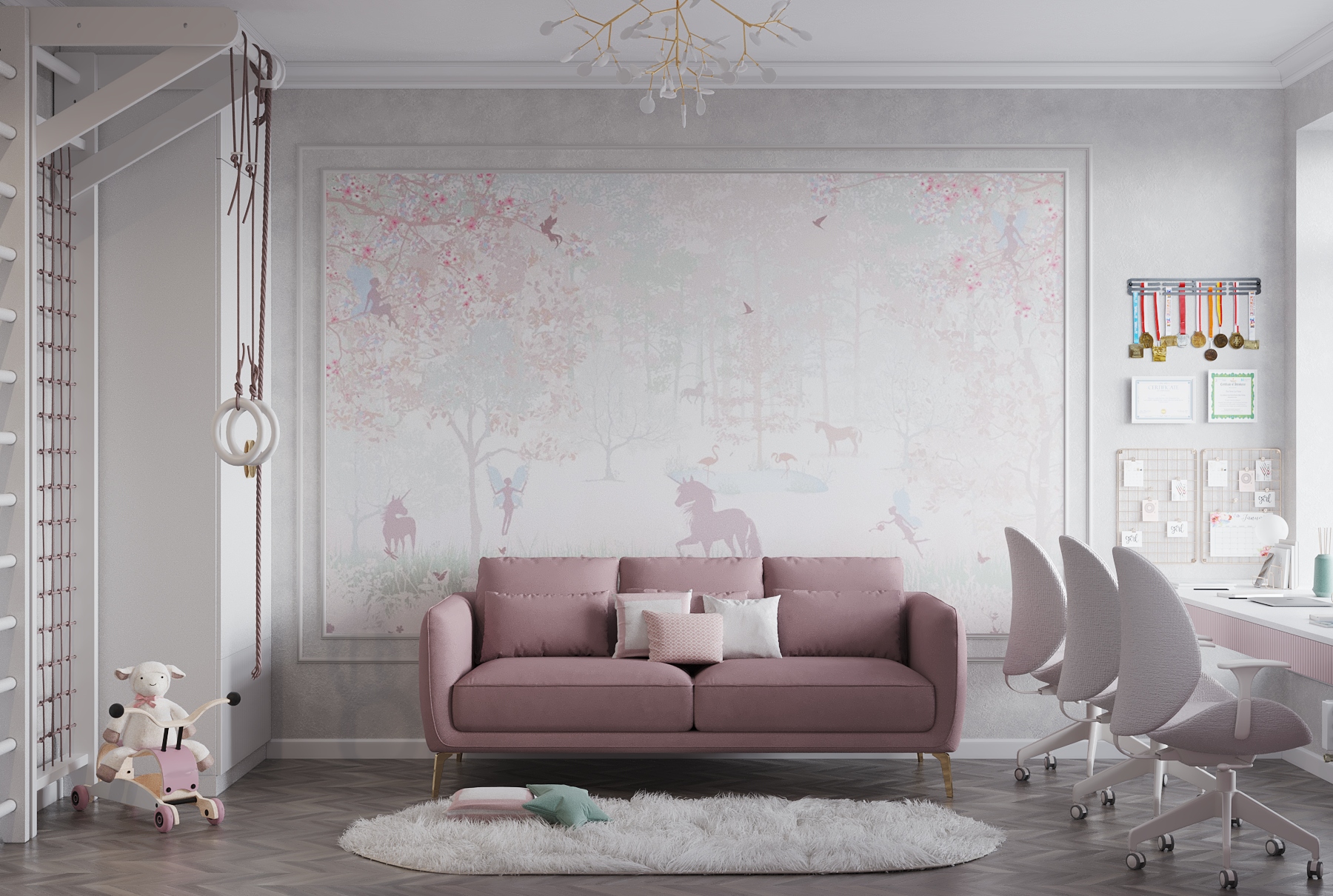 Фото № 11: Четырехкомнатная квартира в стиле современная классика