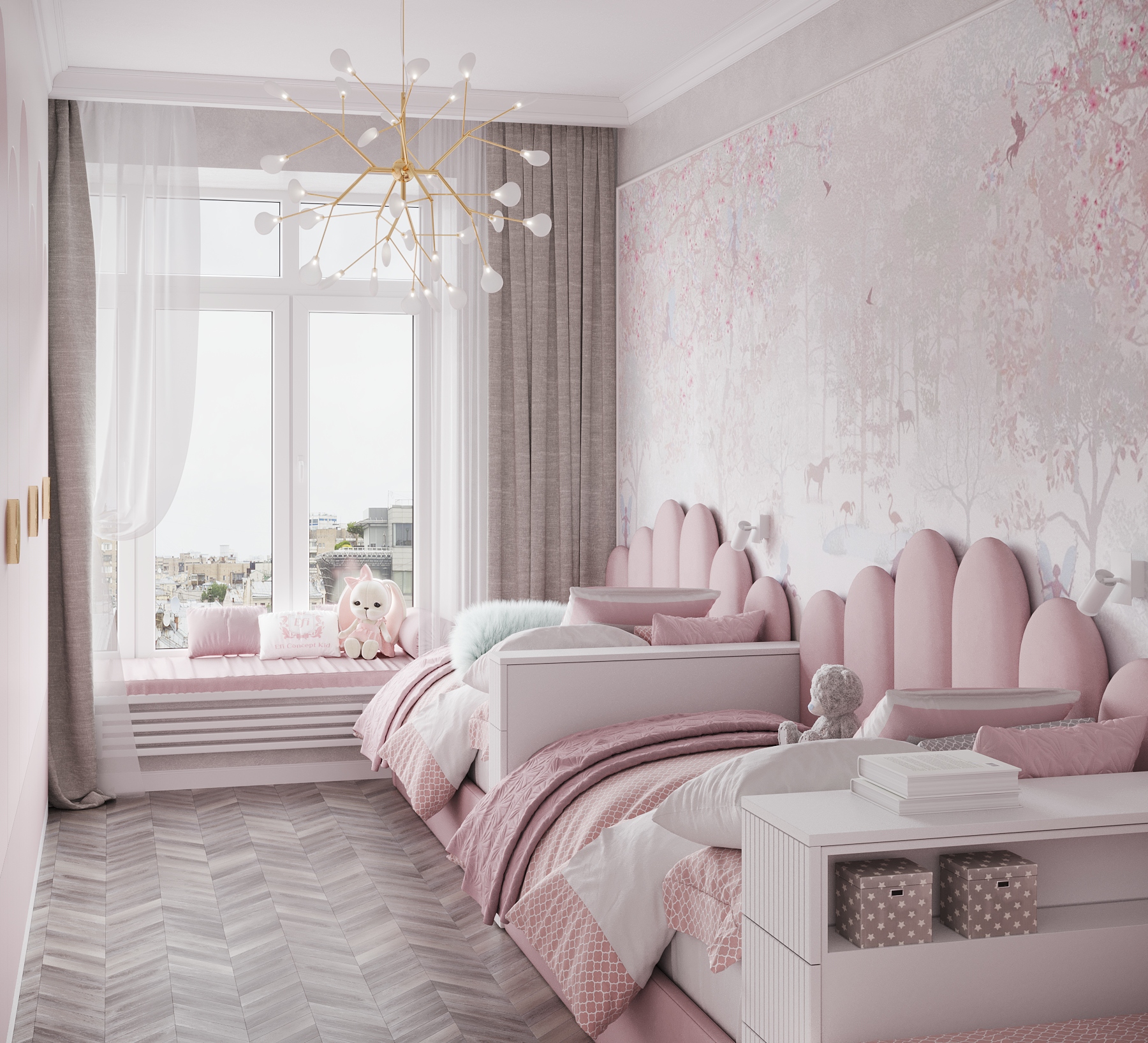 Фото № 12: Четырехкомнатная квартира в стиле современная классика