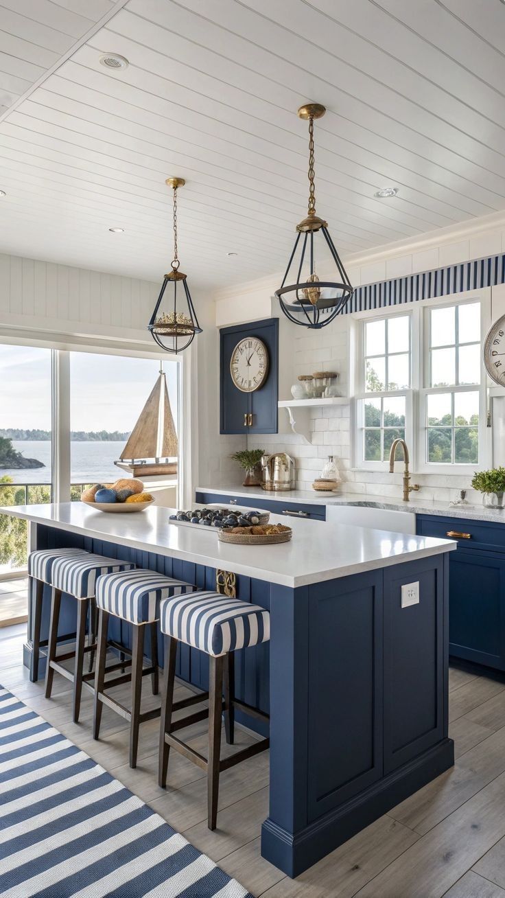 Фото № 1: Кухня в морском настроении 