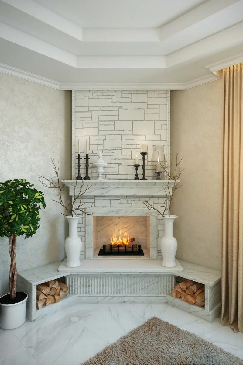 Фото № 2: Фальшкамин в интерьере: как создать в гостиной атмосферу тепла и уюта, 13 идей