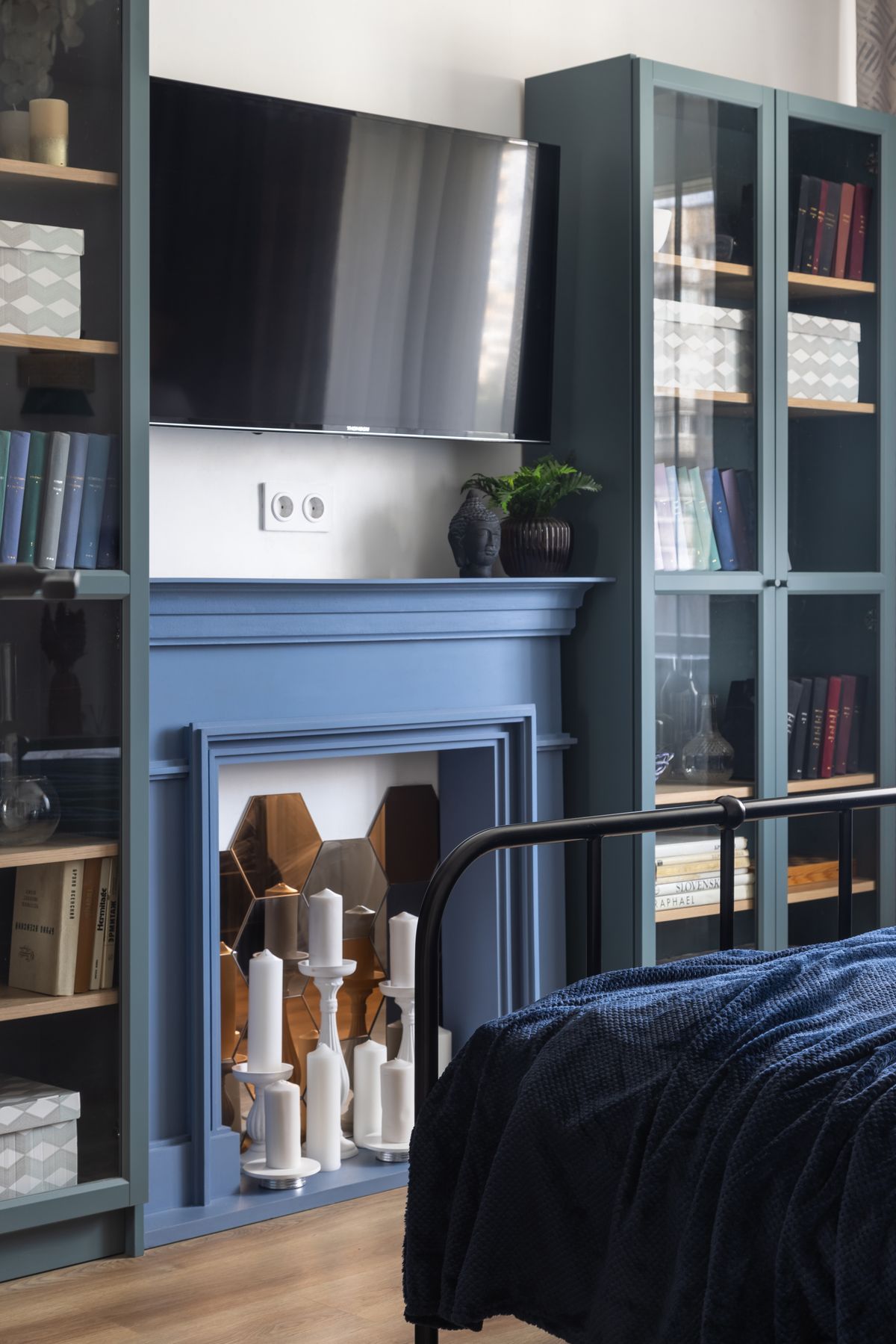 Фото № 4: Фальшкамин в интерьере: как создать в гостиной атмосферу тепла и уюта, 13 идей