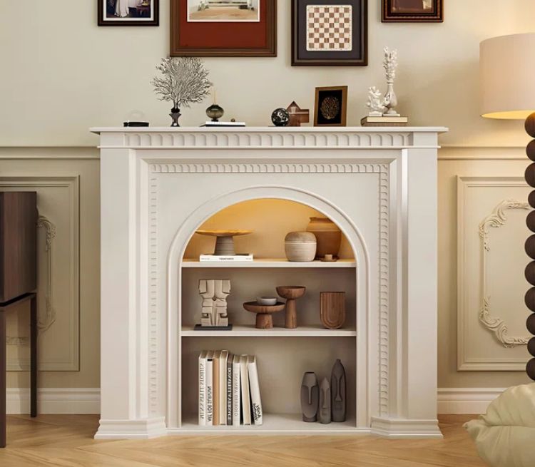 Фото № 11: Фальшкамин в интерьере: как создать в гостиной атмосферу тепла и уюта, 13 идей