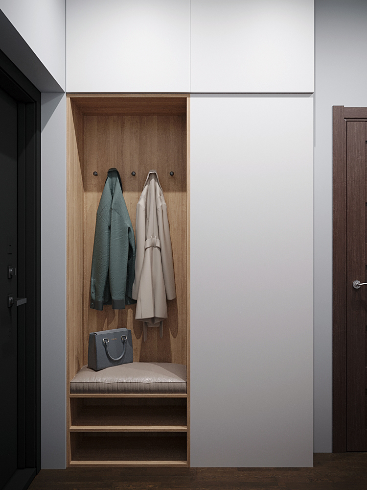 Фото № 2: Стильная однушка с яркими акцентами 