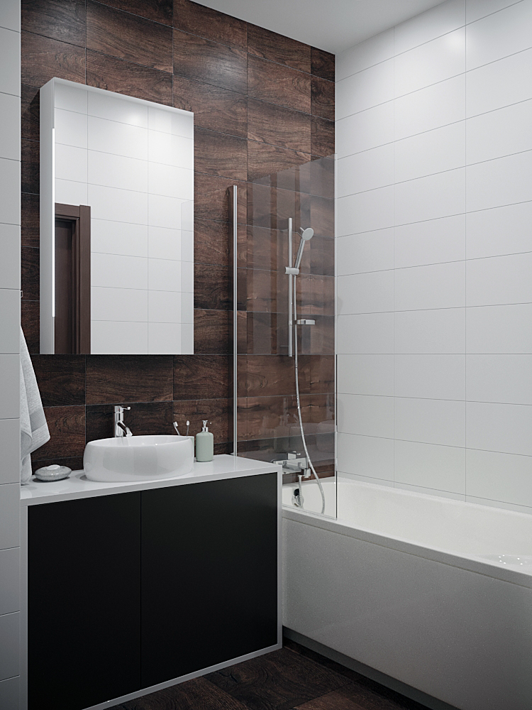 Фото № 7: Стильная однушка с яркими акцентами 