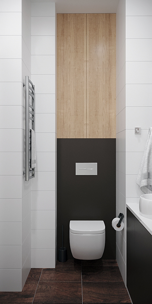 Фото № 8: Стильная однушка с яркими акцентами 