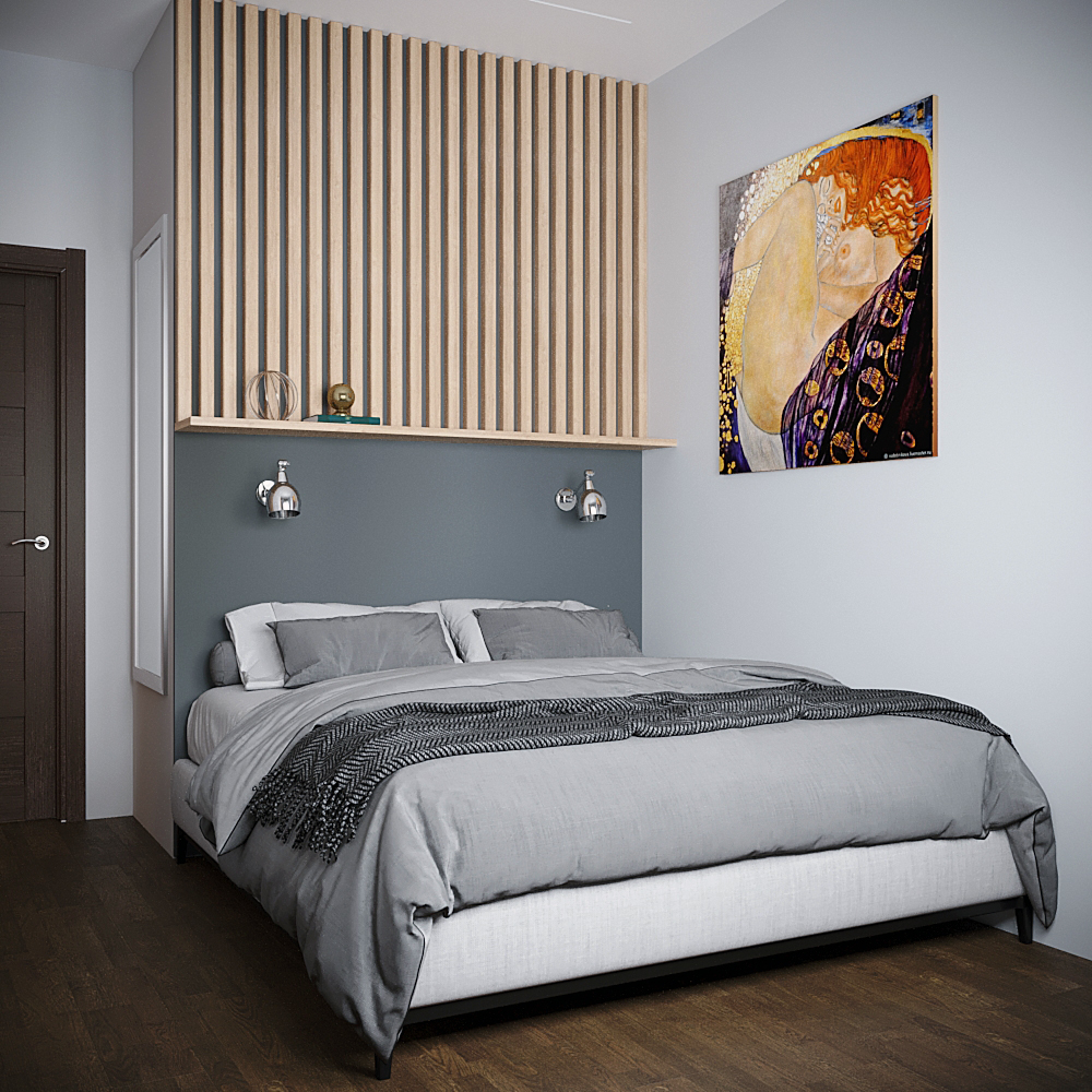 Фото № 5: Стильная однушка с яркими акцентами 