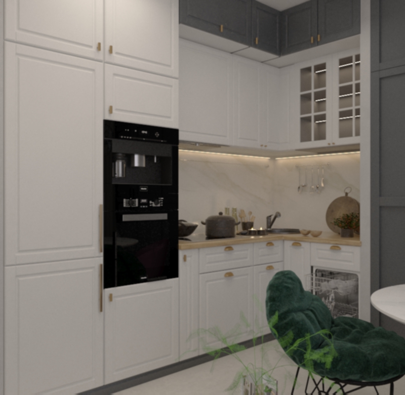 Фото № 3: Современная эклектичная студия 