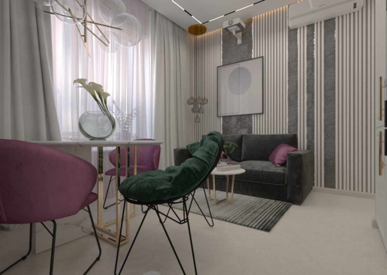 Фото № 5: Современная эклектичная студия 