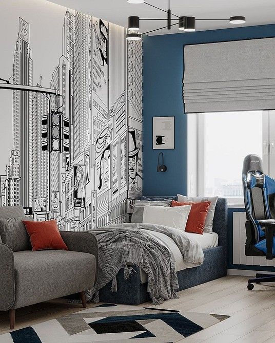 Фото № 15: Чего на самом деле хочет поколение Z: 22 примера идеального интерьера для парня-подростка