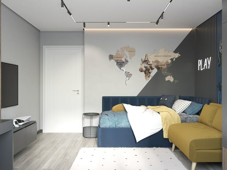 Фото № 11: Чего на самом деле хочет поколение Z: 22 примера идеального интерьера для парня-подростка