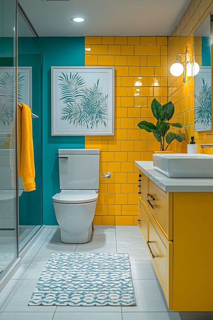 Фото № 13: Яркая ванная комната: 15 сочных интерьеров от ReRooms