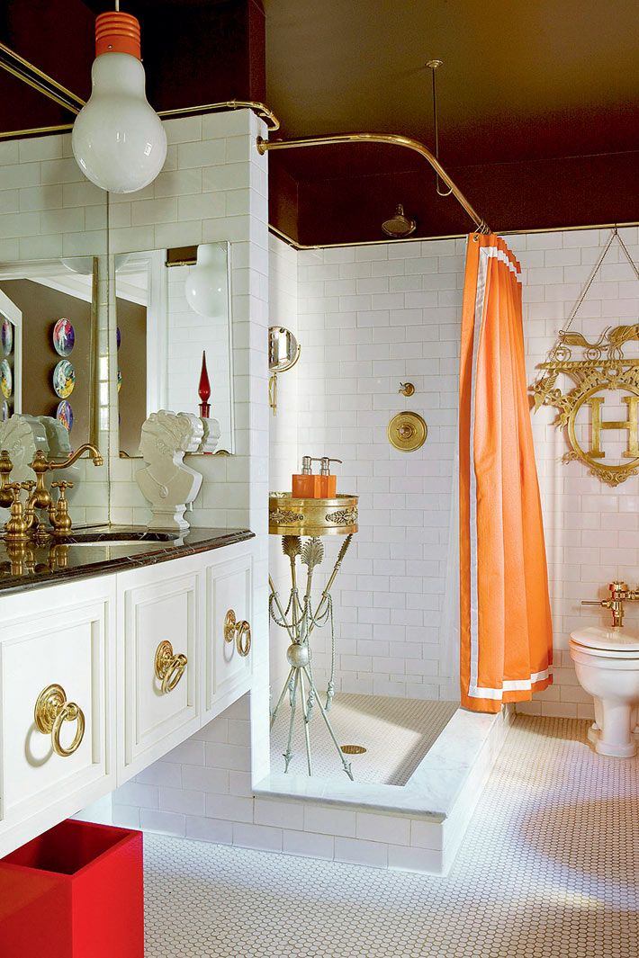 Фото № 4: Яркая ванная комната: 15 сочных интерьеров от ReRooms