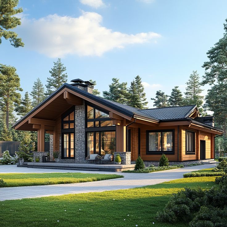 Фото № 10: Стиль шале в интерьере: 10 примеров