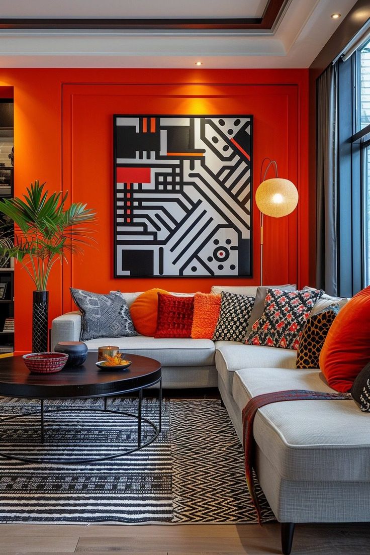 Фото № 8: Яркие орнаменты в интерьере: 10 советов по оформлению