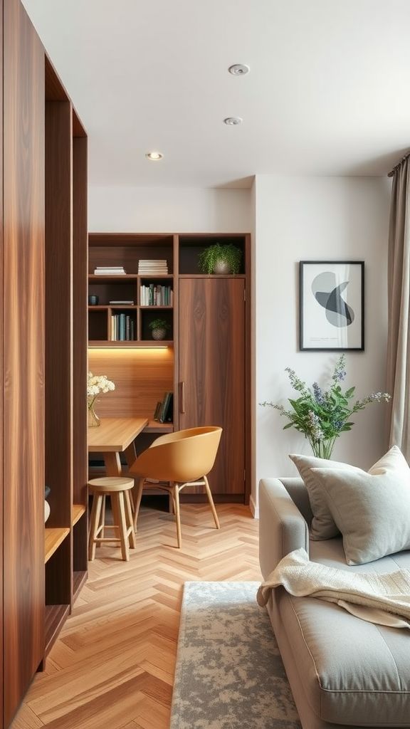 Фото № 5: 20 удачных воплощений цвета орех в интерьере