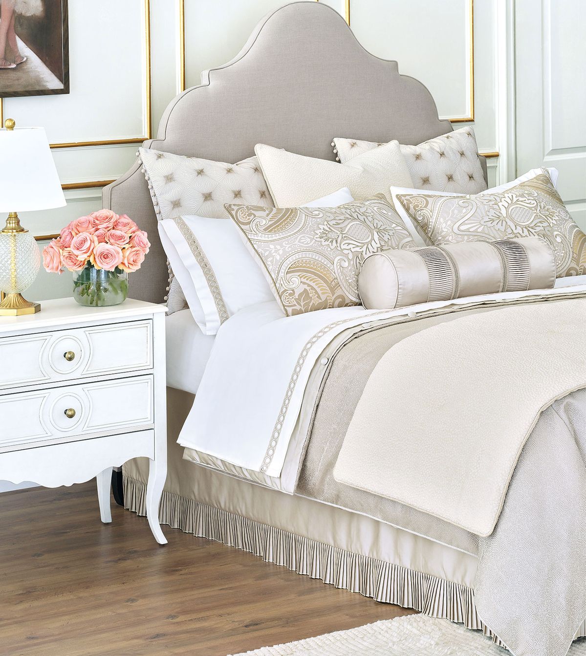 Фото № 2: Простые решения благородного интерьера в цвете слоновая кость