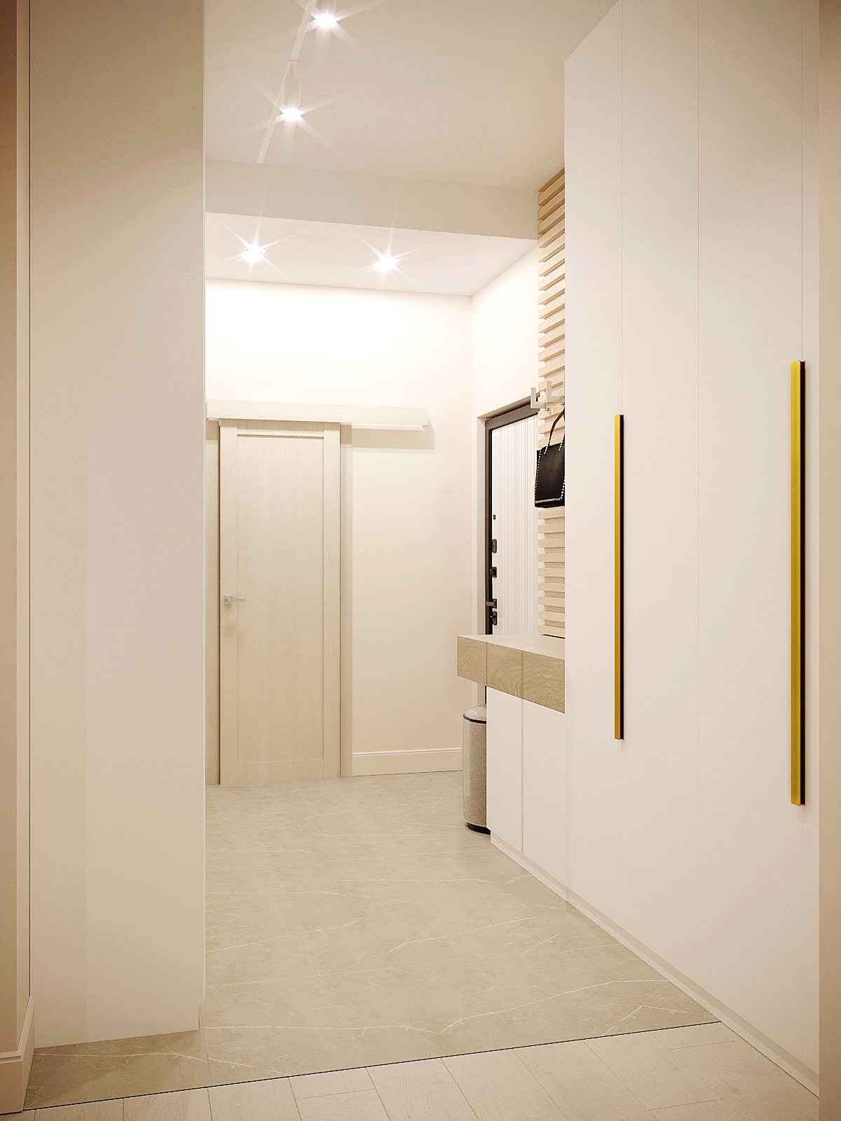 Фото № 1: Нежная четырехкомнатная квартира в современном стиле