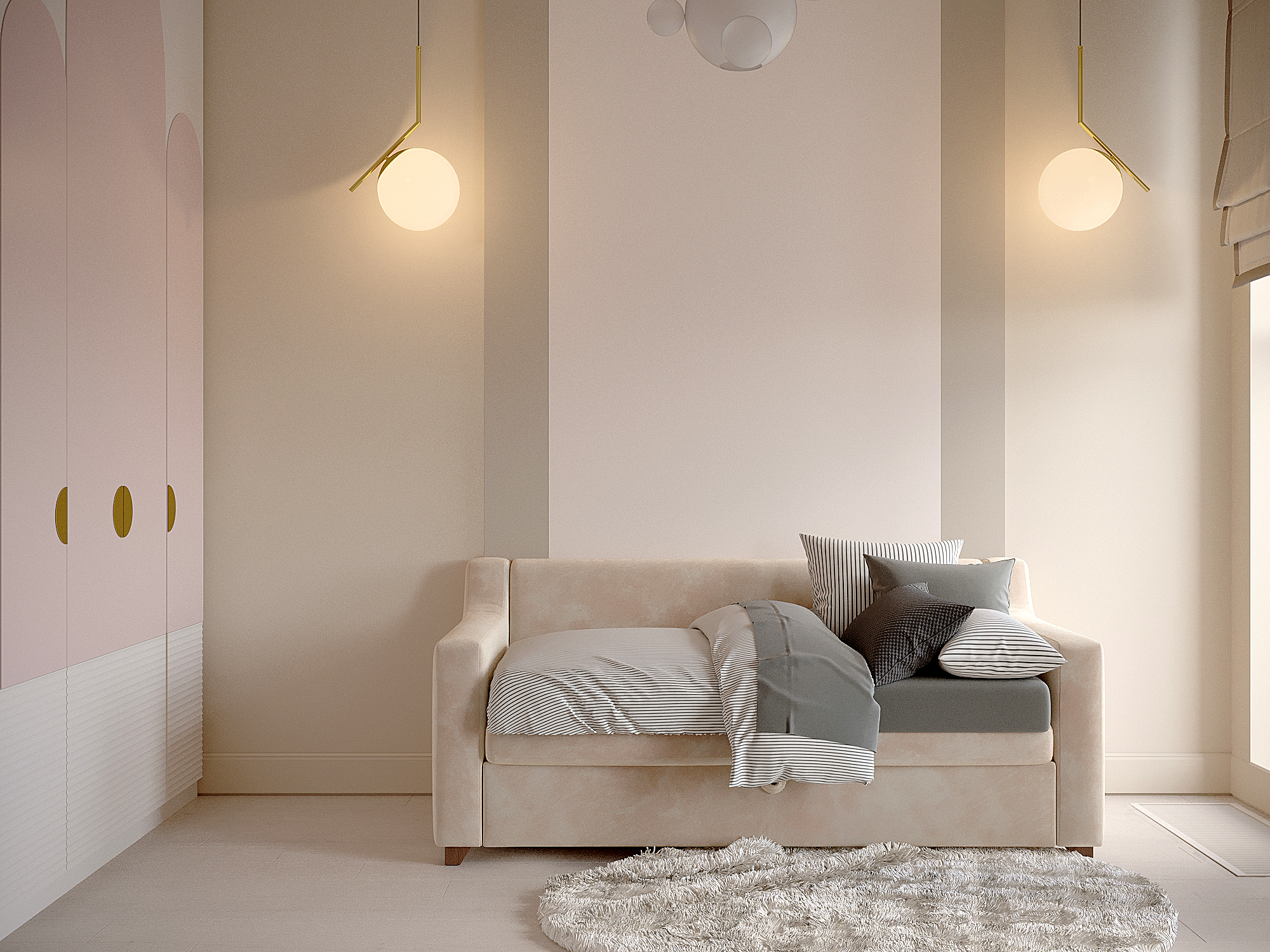 Фото № 5: Нежная четырехкомнатная квартира в современном стиле