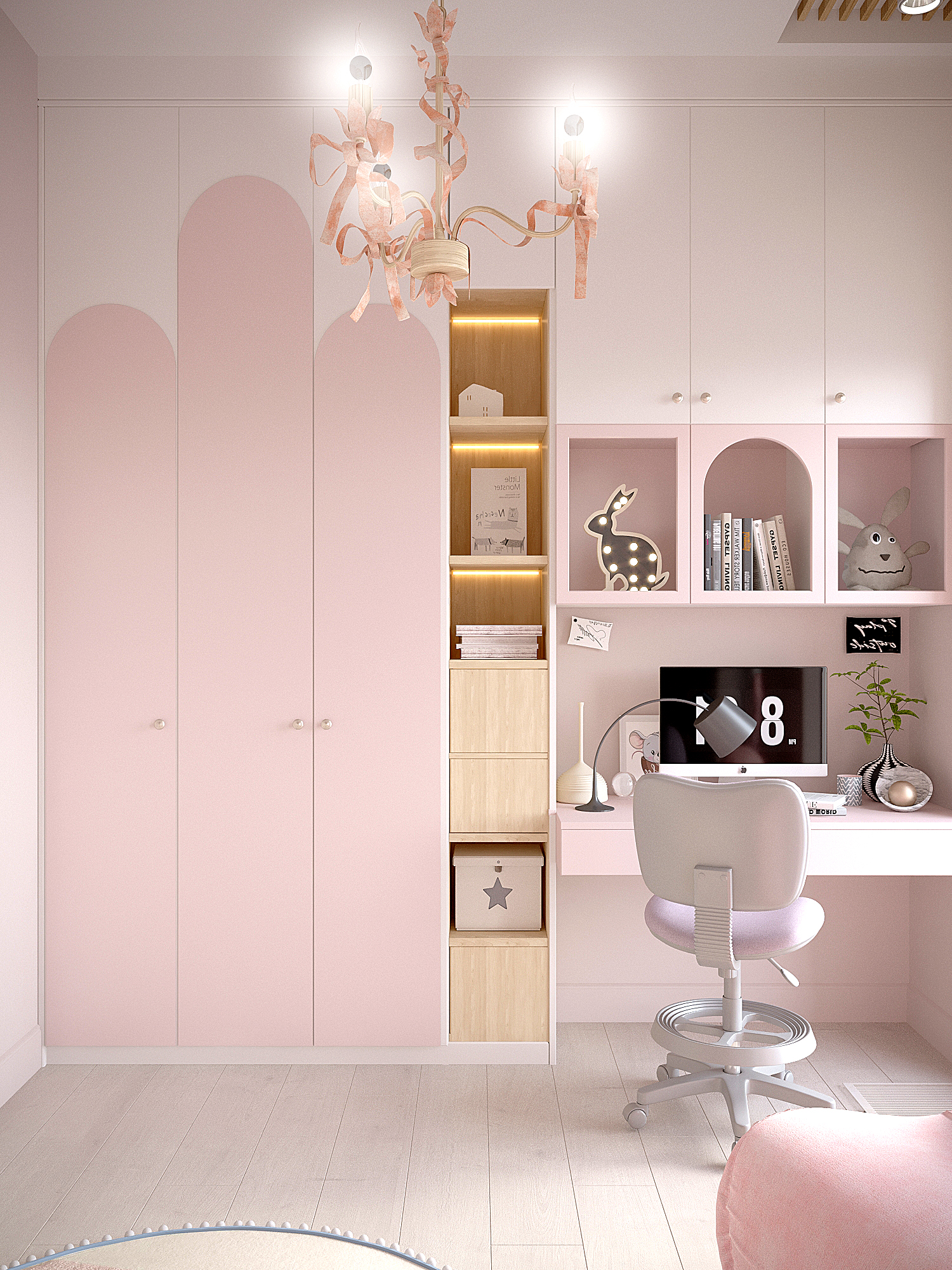 Фото № 8: Нежная четырехкомнатная квартира в современном стиле