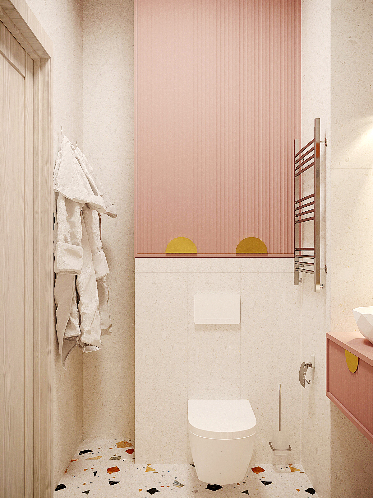 Фото № 10: Нежная четырехкомнатная квартира в современном стиле