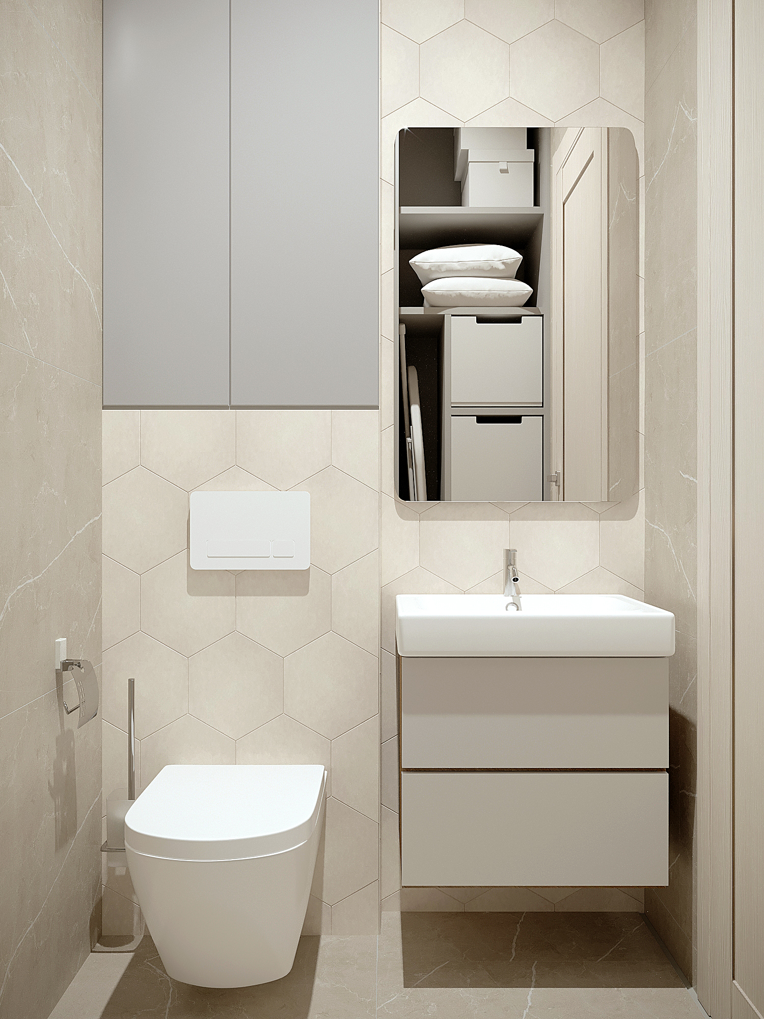 Фото № 11: Нежная четырехкомнатная квартира в современном стиле