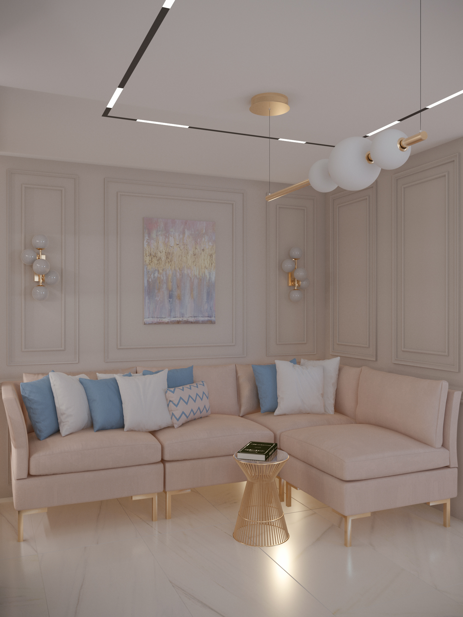 Фото № 5: Просторная трешка в стиле контемпорари