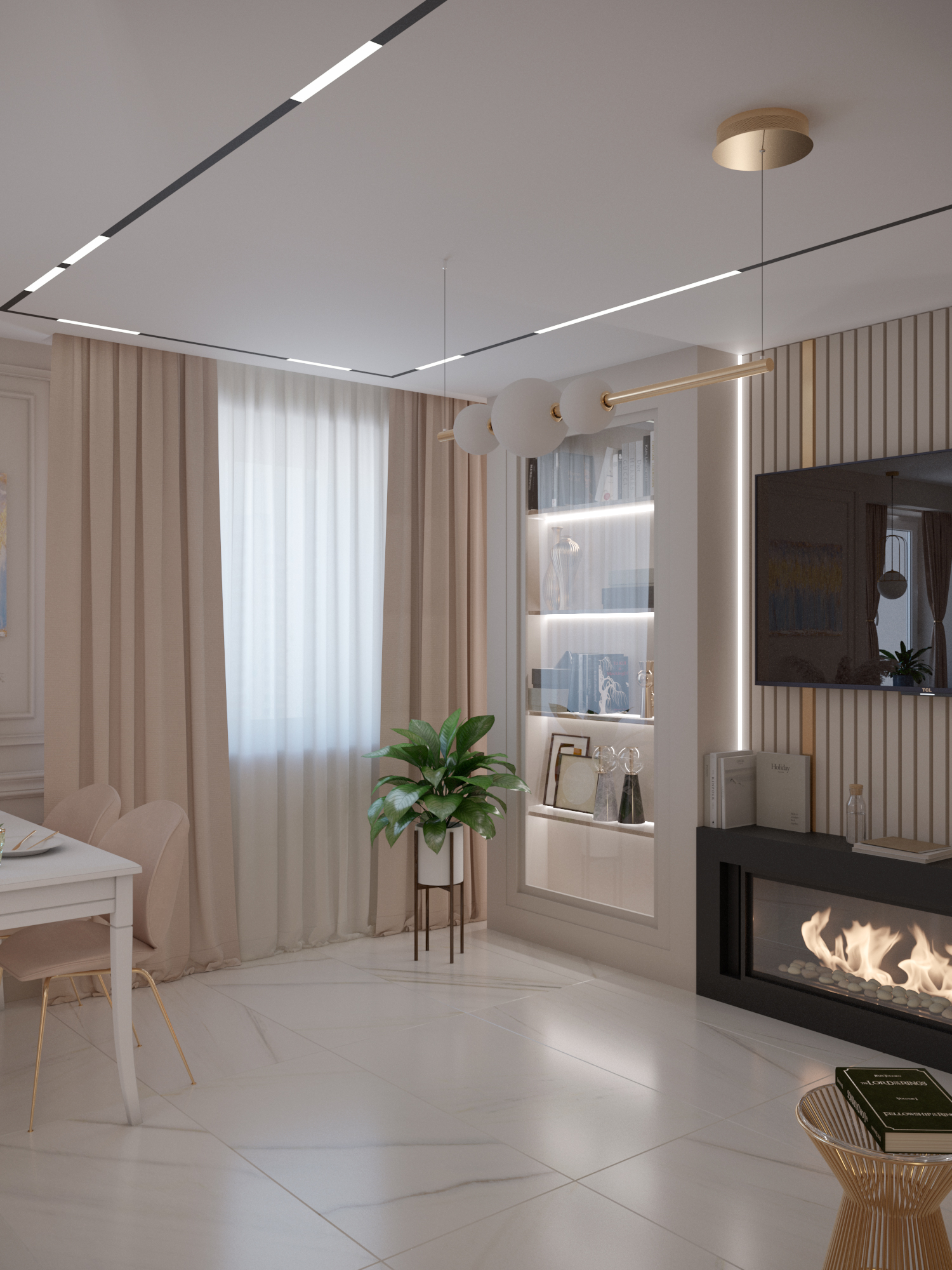 Фото № 6: Просторная трешка в стиле контемпорари