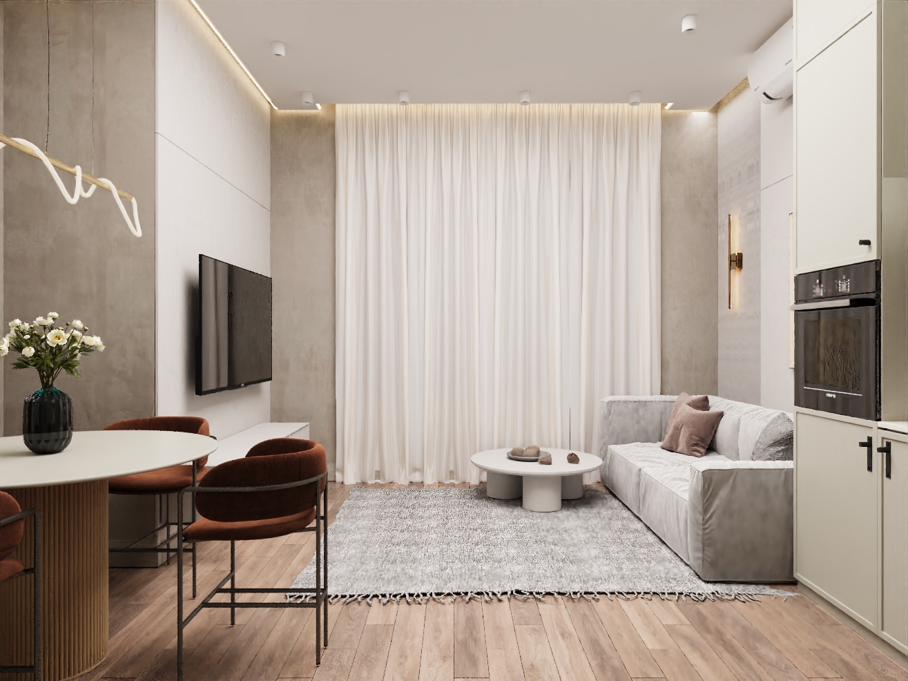 Фото № 3: Интерьер современной трешки 