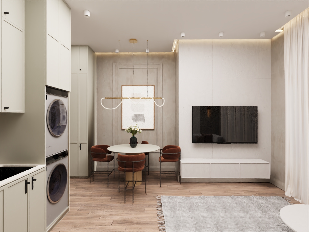 Фото № 4: Интерьер современной трешки 