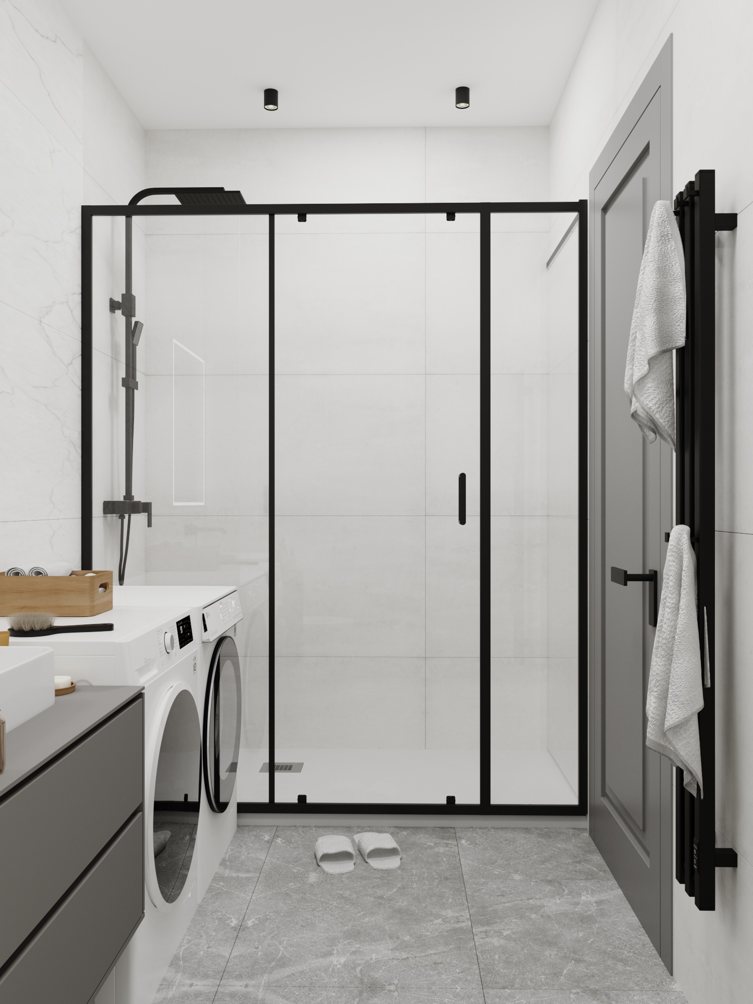 Фото № 1: Дизайн двухкомнатной квартиры с кабинетом на балконе