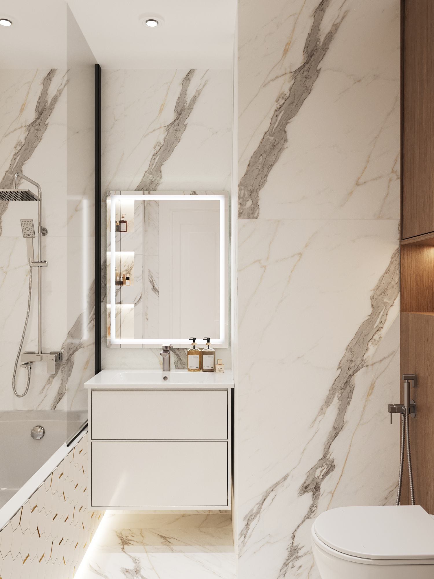 Фото № 8: Неоклассика в интерьере светлой двушки