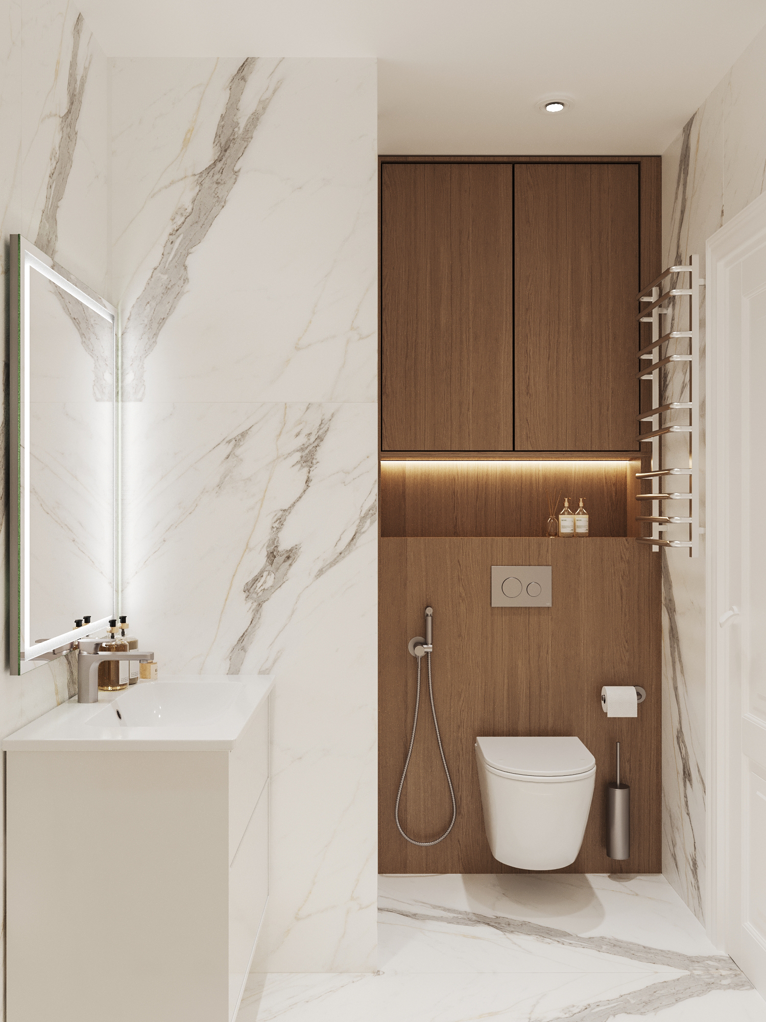 Фото № 9: Неоклассика в интерьере светлой двушки