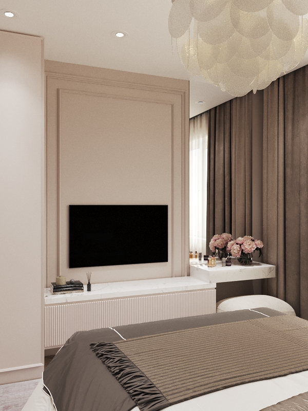 Фото № 7: Неоклассика в интерьере светлой двушки