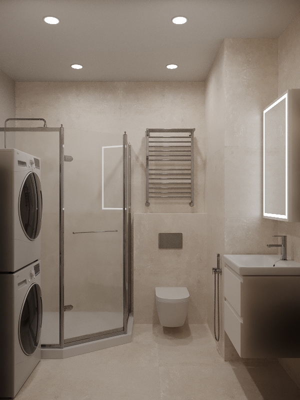 Фото № 3: Брутальная однушка в стиле минимализм от ReRooms