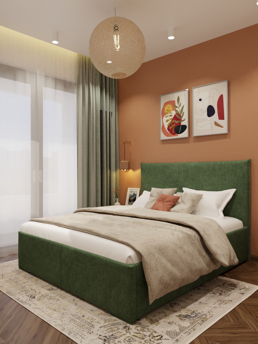 Фото № 3: Дизайн однокомнатной квартиры в стиле эклектика 