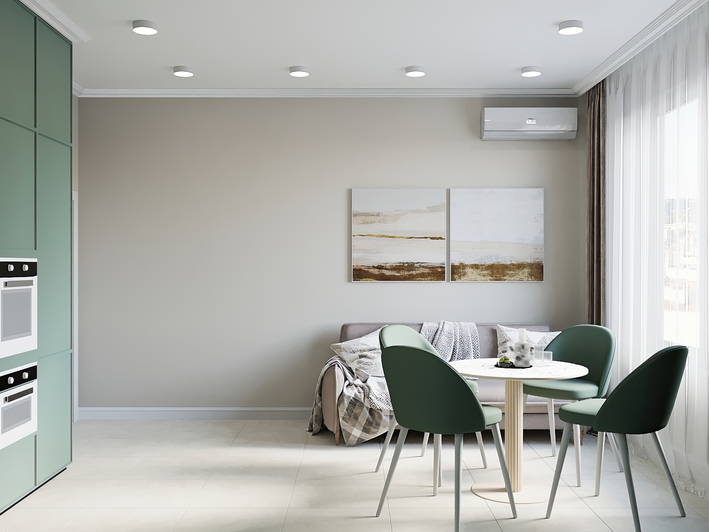 Фото № 3: Стильная и функциональная двухкомнатная квартира 