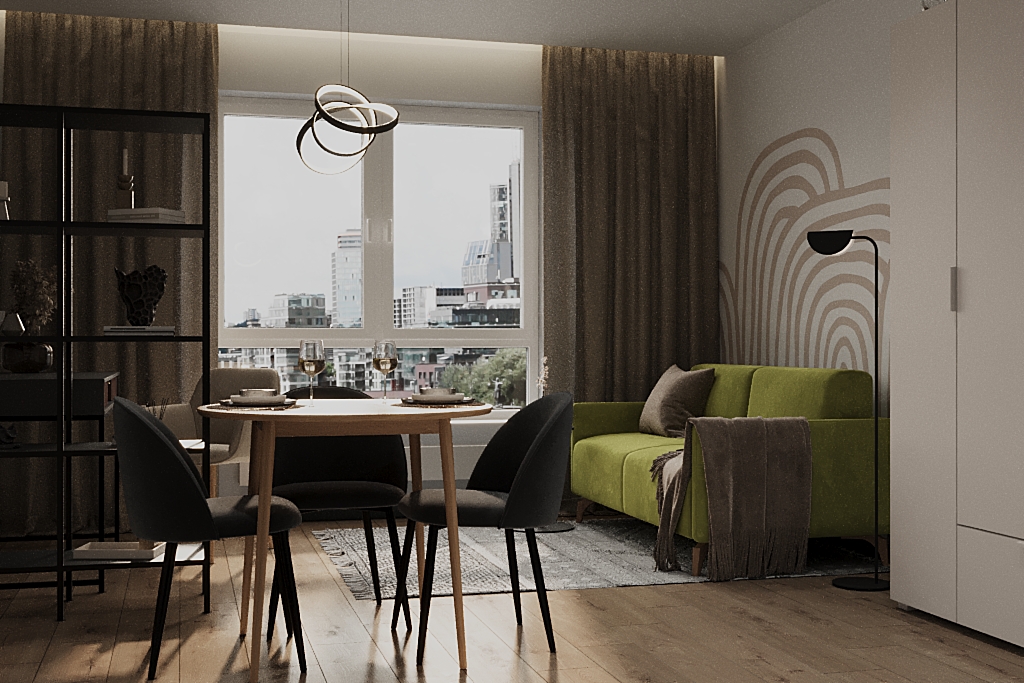 Фото № 3: Необычная квартира-студия в эклектичном стиле