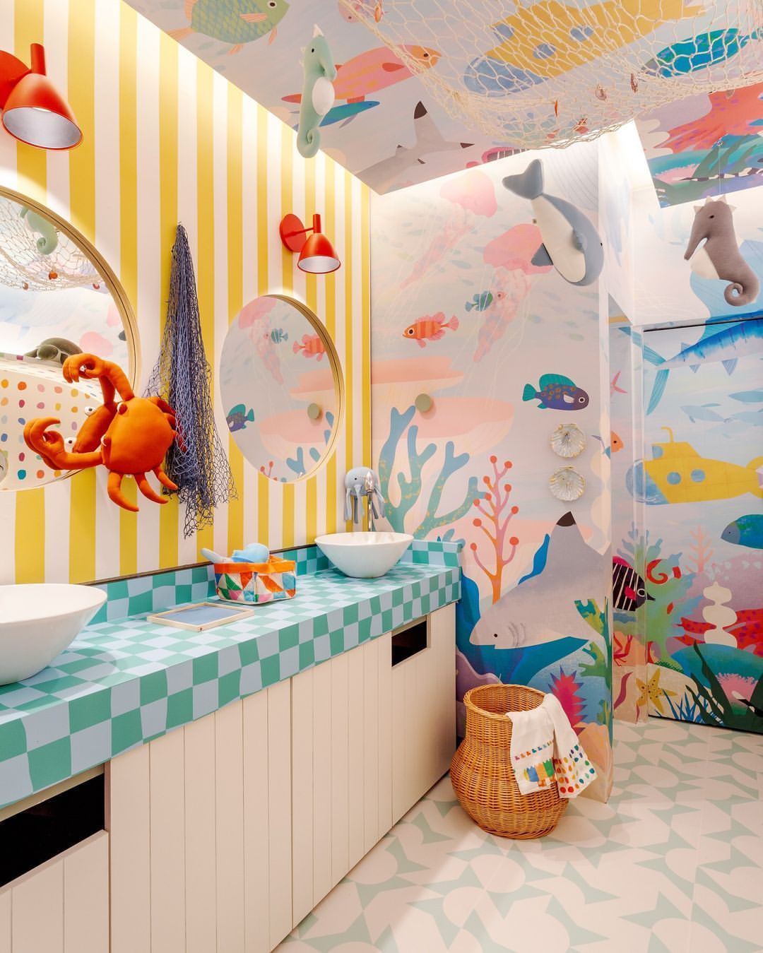 Фото № 13: Дизайн детской ванной: 16 крутых и практичных идей